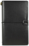 Užra&scaron;ų knygutė Peter Pauper Press, 13x3x20 cm, juoda