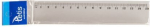 Tetis liniuotė 15cm, permatoma, plastikinė