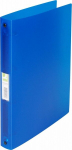 Q-connect segregator A4, 4 žiedai, 25mm, skaidrus mėlynas