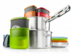 Gsi Outdoors Stainless Camper turistinis indų rinkinys 4 asm.