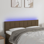 Galvūgalis su led, tamsiai rudas, 144x5x78/88cm