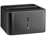 ADSA-D25 MINI prijungtas prie USB 3.2 Gen 1 &ndash; 2x SATA 6G 2,5" SSD / HDD KLONAS