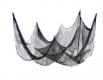 Helovino dekoracija tinklas, 76x300 cm., juodas