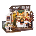 Medinė surenkama miniatiūra Robotime 3D No.17 Cafe