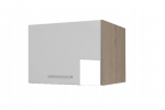 Pakabinama spintelė Liveo Modena MD7, 60 cm, balta/ruda