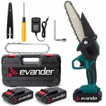 Mini akumuliatorinis pjūklas Evander 1200 W 21V, su 2 akumuliatoriais