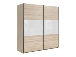 Spinta Black Red White Tetrix, 183x195.5x60 cm, ruda/balta