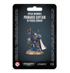 Surenkama figūrėlė Warhammer 40k kosminiai jūrų pėstininkai Primaris kapitonas su Phobos &scaron;arvais
