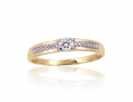 Auksinis žiedas su deimantais Diamond Sky "Malori"