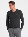 Megztinis vyrams Ombre Clothing, pilkas