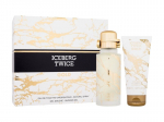 Kosmetikos rinkinys Iceberg Twice Gold vyrams: tualetinis vanduo EDT, 125 ml + du&scaron;o želė, 100 ml