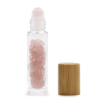 Aromaterapijos buteliukas su rožinio kvarco voleliu, 5 ml