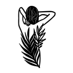 Pakabinama dekoracija Flower Woman 70 cm