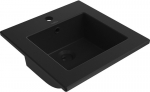 Praustuvas Mexen Atena, 41 x 41 cm, Black matt