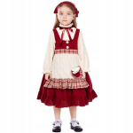 Rungtynės mergaitė suknelė kostiumas persirengimo prijuostė m