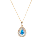 Papuo&scaron;alų rinkinys moterims DiamondSky Celestial Drop (Aurora Borealis) su Swarovski kristalais DS01K765