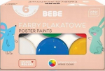 Plakatų dažai Bebe Interdruk, 6 spalvos, 6x20 ml