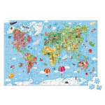 Janod Puzzles Pasaulis Milžinas