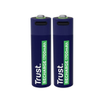 Trust USB-C rechargeable AA batteries, 2-pack - Rechargeable batteries