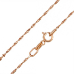 Auksinė grandinėlė moterims "Singapore" Brasco 52586 52586-40