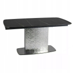 Stalas Signal Meble Moncler, juodas/pilkas