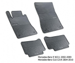 Guminiai kilimėliai Mercedes-Benz E-Class W211 2002-2009