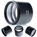 Objektyvas Rosfix 0.3X &ndash; Platus matymo laukas, Darbinis atstumas 287 mm, Sriegis 48 mm