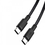 Xo Nb-q199 Usb-c į Usb-c kabelis, 1.5m, 100w, juodas