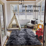 Pilkas gradientinis aksominis kilimas, 200 * 300 cm / 78,47 * 118,11 colio / sz13
