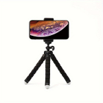 Telefono laikiklis Lankstus A&scaron;tuonkojis Tripod Laikiklis, Juoda