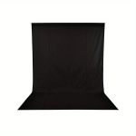Profesionalus fotografijos fonas 1.5x2m,  Juoda (1,5 x 2 m / 59,1 x 78,7 colio)