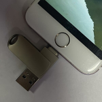 USB laikmena USB atmintinė iPhone ir iPad, Sidabrinis