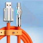 Cinko lydinio USB-C lankstus kabelis
