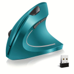Ergonomi&scaron;ka vertikali belaidė pelė, Mėlyna Žalia