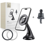 Telefono laikiklis Tech-Protect N56 Car Holder for Dashboard, Windshield or Air Vent Mount - Black