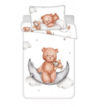 Sweet Home vaiki&scaron;kas patalynės komplektas Teddy Bear Plane, 100x135 cm, 2 dalių