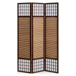 Kambario Skirtuvas, Paravanas, 175x132 cm, Tamsiai Ruda Spalva