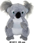 Pliu&scaron;inis žaislas Saulės diena Koala 25 cm, mink&scaron;tas, ekologi&scaron;kas