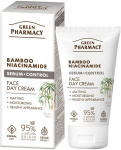 Green Pharmacy Bambukas + Niacinamidas Sebumo Kontrolės Dieninis Veido Kremas 50 ml