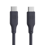 Evelatus FlexCharge III USB-C į USB-C 60W Greitas Silikono Laidas 1.2M Pilkas