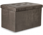 Sulankstomas pufas XL, 60x38x38 cm, rudas