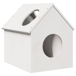 Cat house balta 41x50x50 cm pu&scaron;ies masyvo
