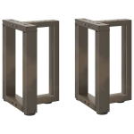 Kavos staliuko kojelės t formos, 2 vnt., 38x25x(42-43) cm