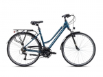 Dviratis Romet Gazela 0 2024 28", mėlynas/auksinis, Rėmas L-20"