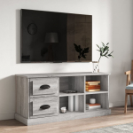 Televizoriaus spintelė，TV spintelė，TV staliukas, pilka ąžuolo, 102x35,5x47,5cm, mediena CFE578081