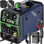 Inverterinis suvirinimo aparatas Wuber; MIG FLUX, MMA, TIG, MIG/MAG; 15A iki 250A