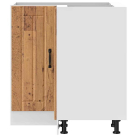 virtuvės kampinė spintelė，Virtuvės kabinetas "Lucca" Old Wood Engineered Wood CFE11852