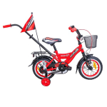 12'' Dviratis vaikams Combo MDR, raudona/juoda