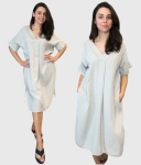 Suknelė moterims Muslin, smėlio spalvos