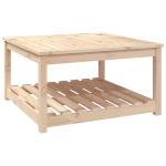 Sodo stalas，Lauko stalas, 82,5x82,5x45cm, pu&scaron;ies medienos masyvas CFE322757